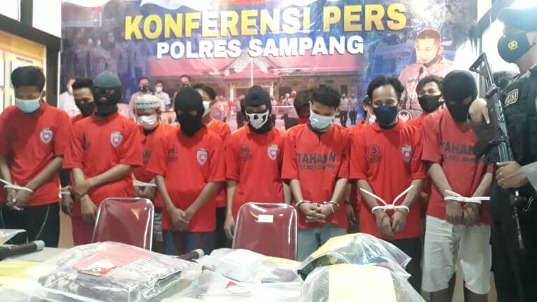 Satreskrim Polres Sampang  Tangkap 9 Pelaku Curanmor – Salsabila FM
