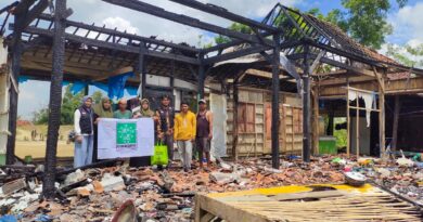 LPBI NU Sampang Berikan Bantuan Pasca Bencana Pada Korban Kebakaran