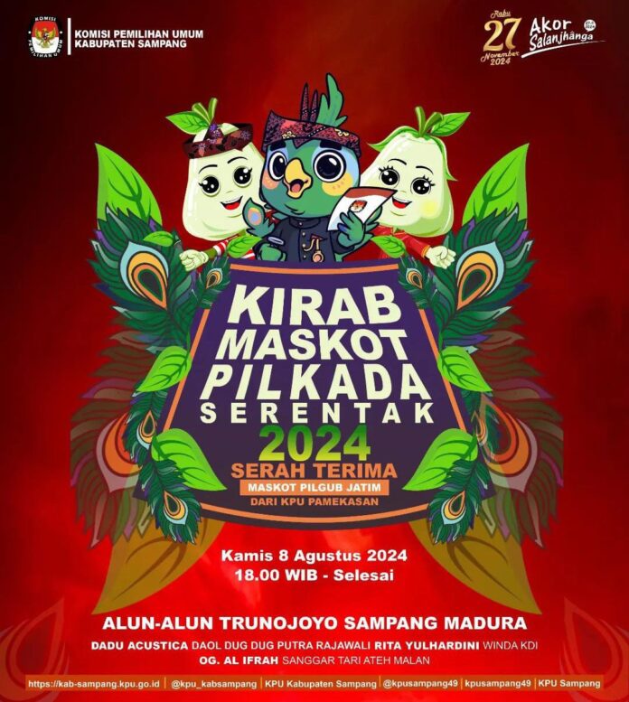 Kirab Maskot 2024, KPU Sampang Siapkan Hiburan dan Pagelaran Seni