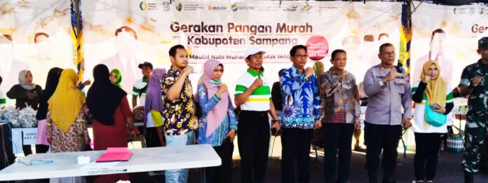 Tekan Kenaikan Harga, Disperta-KP Sampang Gelar Gerakan Pangan Murah