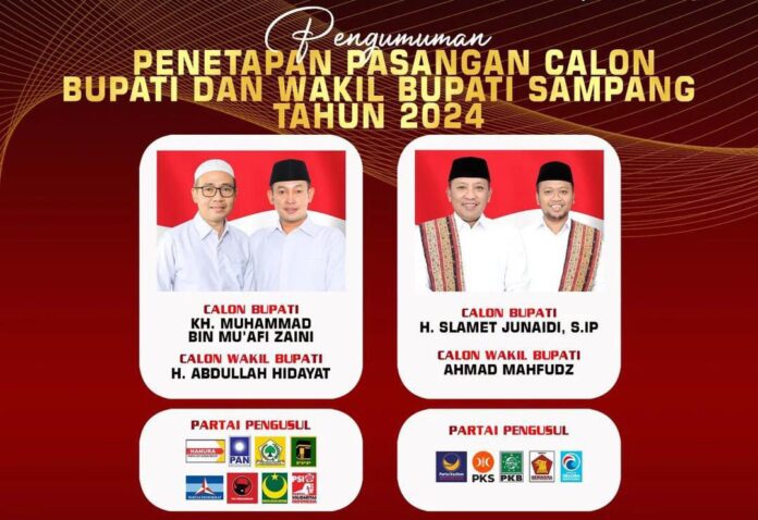 KPU Tetapkan 2 Paslon di Pilbup Sampang 2024, Besok Pengambilan Nomor Urut