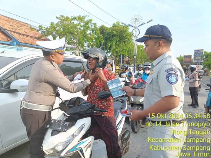 10 Hari Operasi Zebra 2024, Polres Sampang Tindak 1.563 Pelanggar