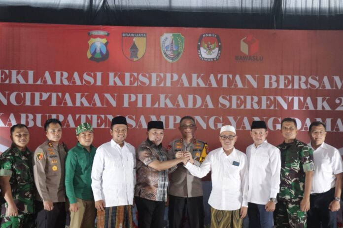 Pasca Insiden Berdarah di Sampang, Dua Paslon dan Pendukungnya Kembali Deklarasi Damai