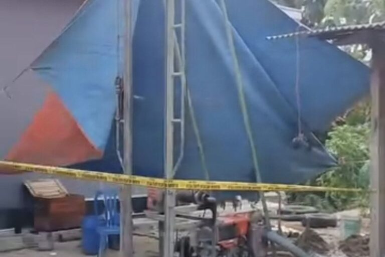 Sumur Bor di Bangkalan Diduga Mengandung Minyak, Lokasi Dipasang Garis Polisi
